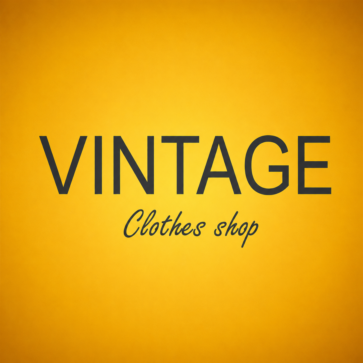Logo Vintage Clothes Shop